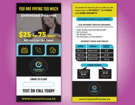 #65 za Postcard style flyer for telecom business double sided od nurmohammad9211