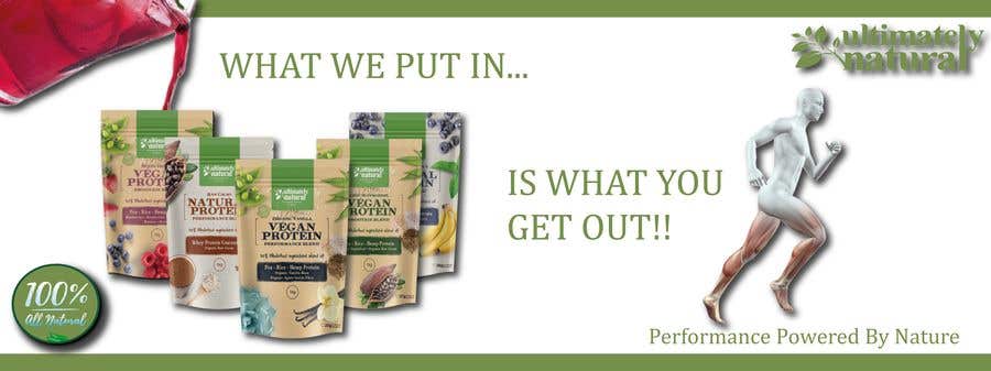 Penyertaan Peraduan #8 untuk                                                 3 Epic Website Banners That Depict our Unique Selling Point- Natural Foods
                                            