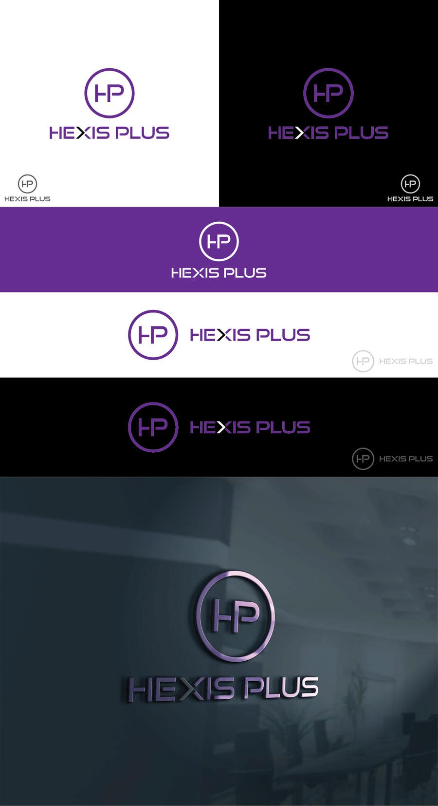 Proposition n°76 du concours                                                 Hexis Plus Logo and branding design
                                            