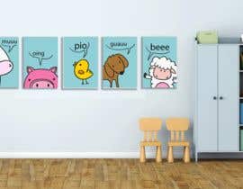 #13 dla 3 Piece set Of High Quality and High Resolution Digital Printable Baby Nursery Art przez marianayepez
