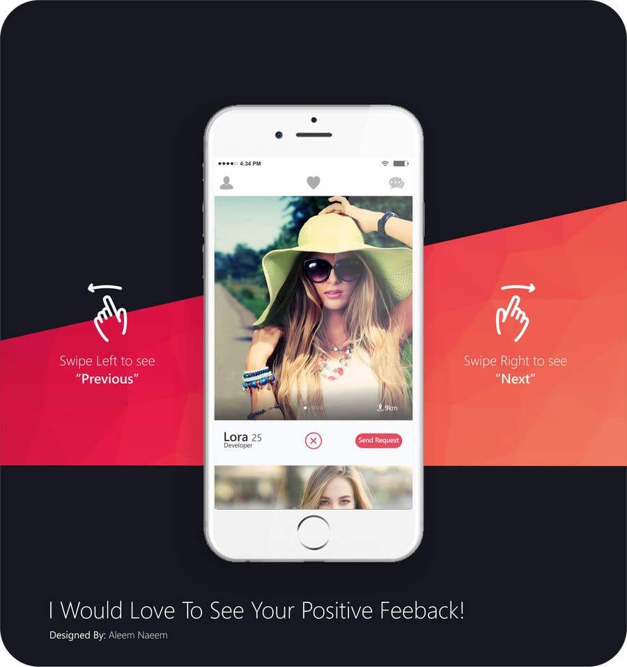 Contest Entry #9 for                                                 Redesign of dating app main page
                                            