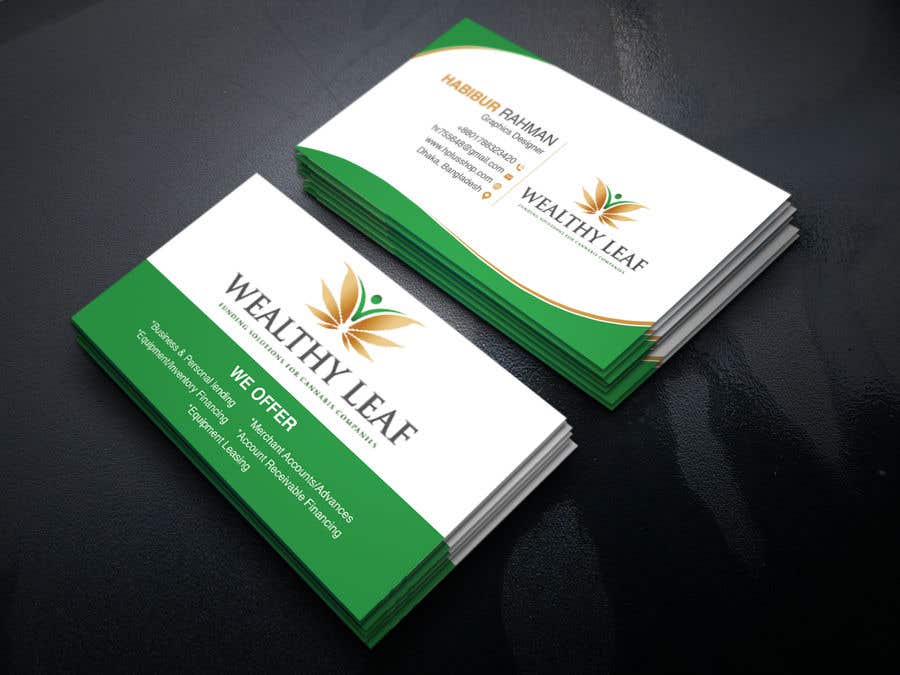 Konkurrenceindlæg #68 for                                                 Wealthy Leaf needs business cards
                                            