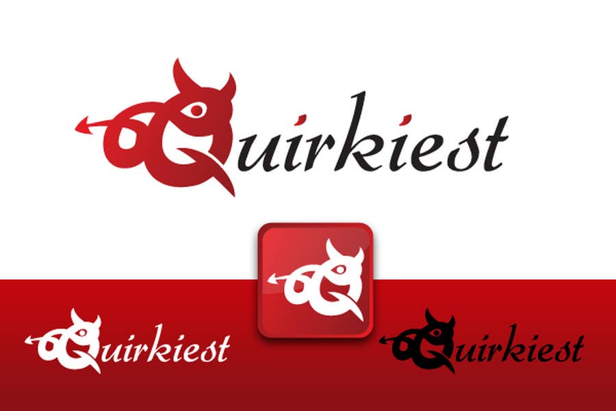 #205. pályamű a(z)                                                  Logo Design for www.quirkiest.com
                                             versenyre