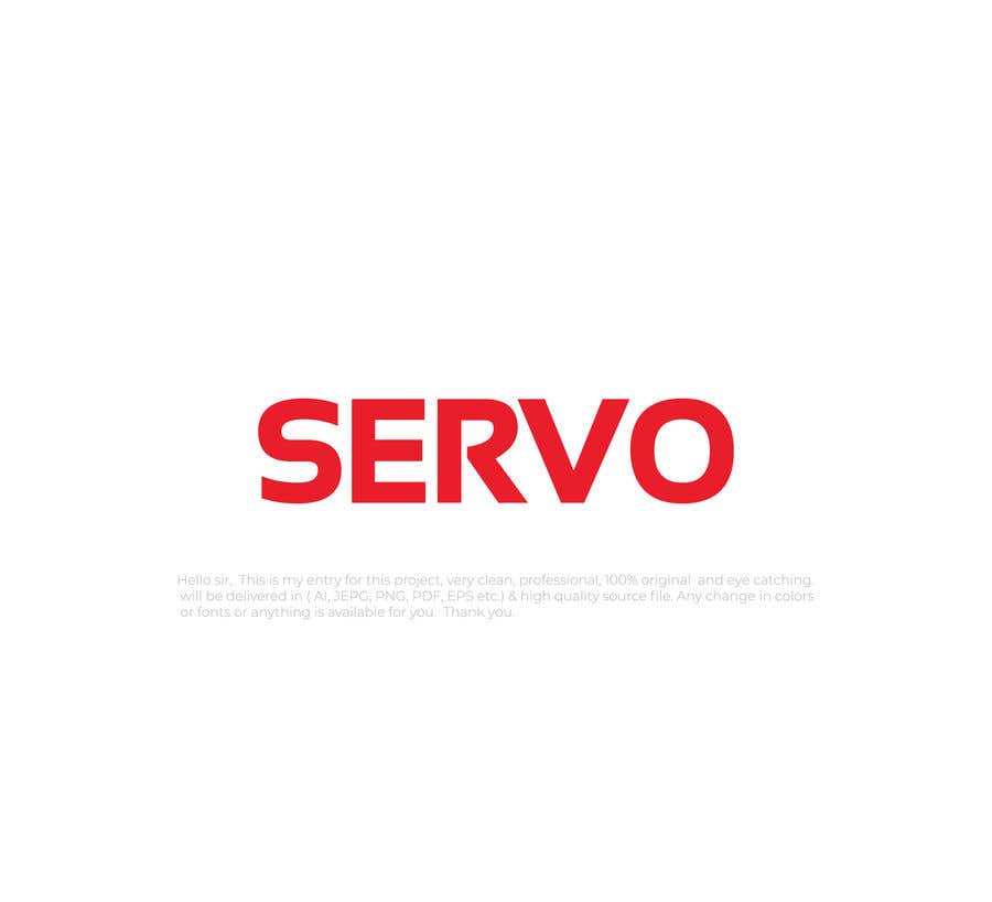 Konkurrenceindlæg #72 for                                                 Design Modern and professional logo for Gaz Station named "SERVO"
                                            
