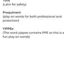 #49 untuk Create a product brand name for Personal Protective Gear/ Work Safety Products oleh nkmarais90