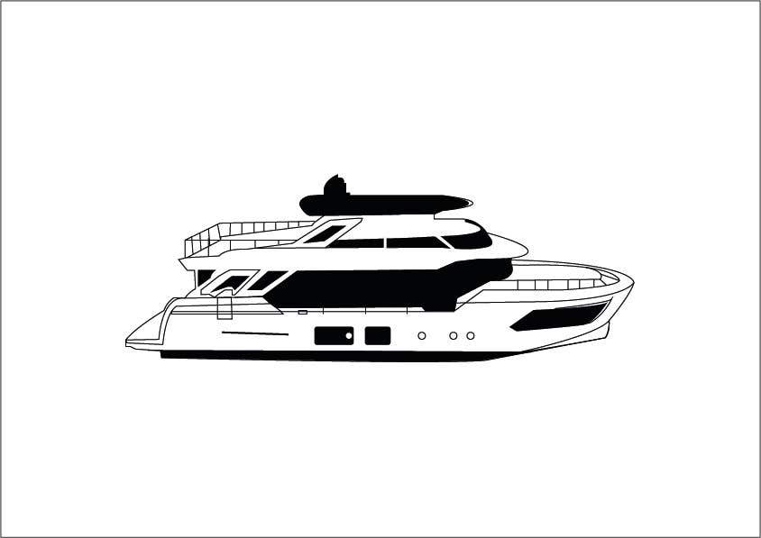 Inscrição nº 125 do Concurso para                                                 Simple boat line art logo
                                            