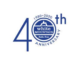 #164 för 40th Anniversary Logo for White Mountain Foods av sirajul884
