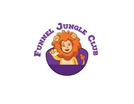#2 pentru Funnel Jungle Club logo. These are just ideas but I’m open to others, Maybe you can add a salesfunnel symbol or my lion (must be the same if you it, this lion is part of my product) or simply nothing. de către akashsahaoo7