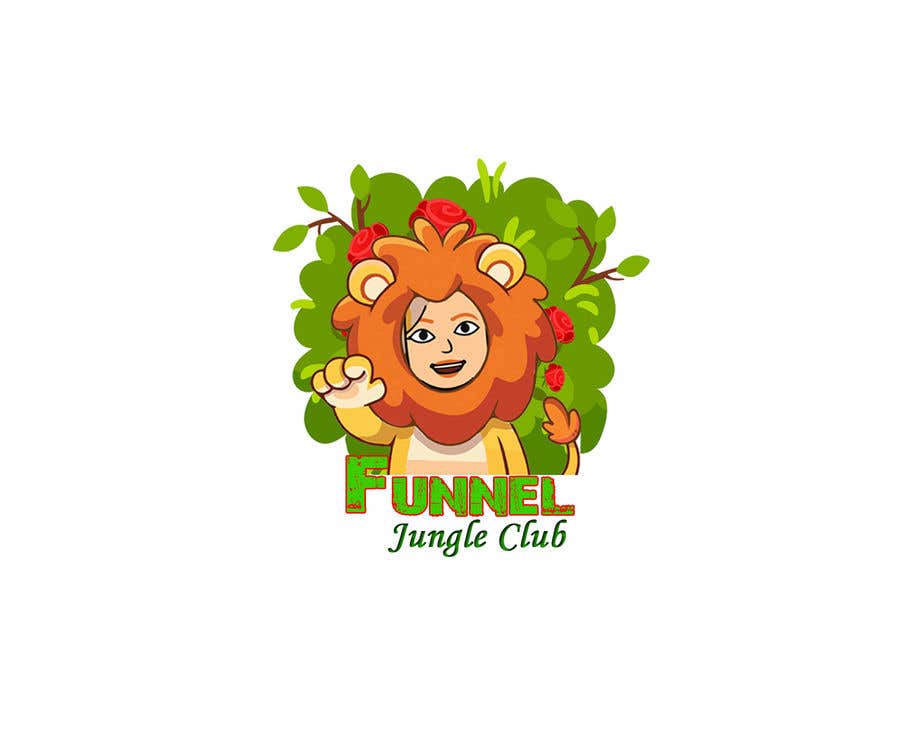 Proposition n°11 du concours                                                 Funnel Jungle Club logo. These are just ideas but I’m open to others, Maybe you can add a salesfunnel symbol or my lion (must be the same if you it, this lion is part of my product) or simply nothing.
                                            