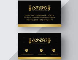 #77 for Luxury Black and Gold Business Card Design for Jewelry website by SarahDar