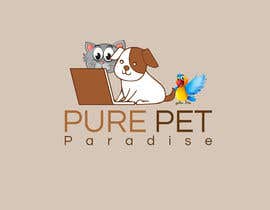 rliton tarafından A logo for Pure Pet Paradise - an online pet retail store için no 90
