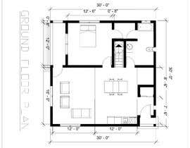 Nro 10 kilpailuun House drawing - House floor plan and diagram käyttäjältä ferdikaardy13