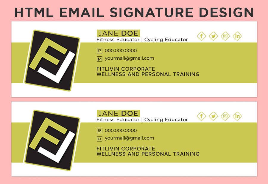 Contest Entry #42 for                                                 Design an Email Signature
                                            