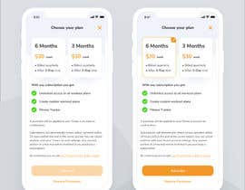 #7 for In App Purchase Screen for Mobile Fitness App by TaufikIsml