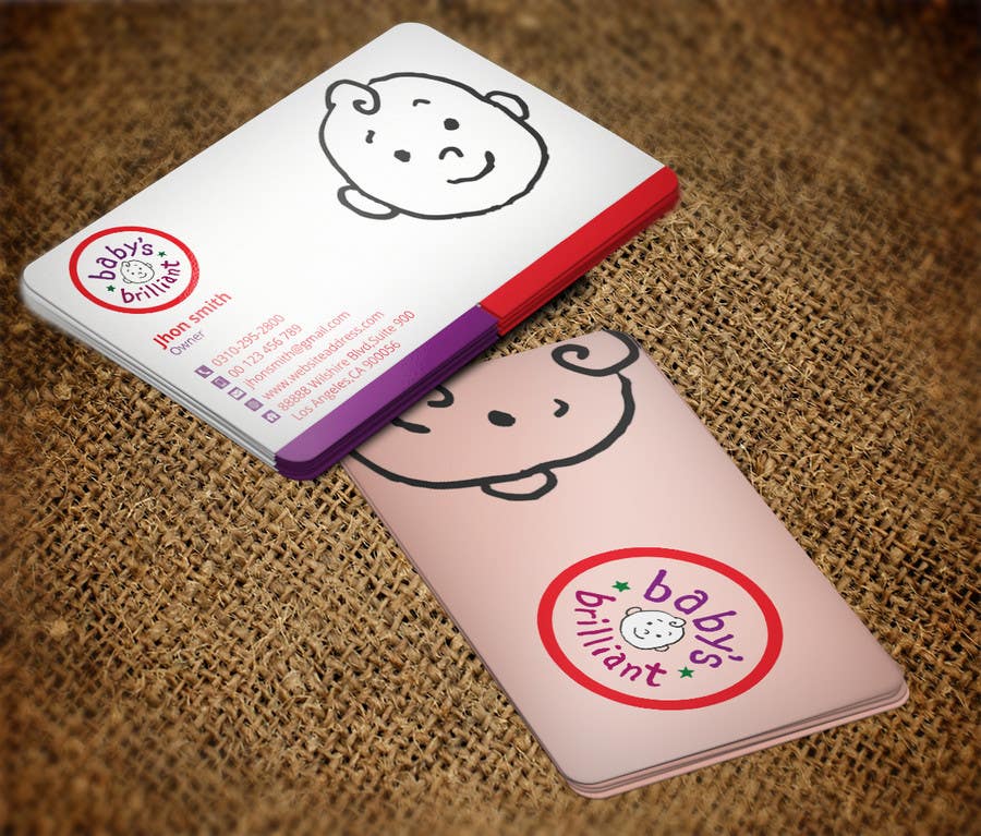 Proposition n°23 du concours                                                 Design some Business Cards for Baby's Brilliant
                                            