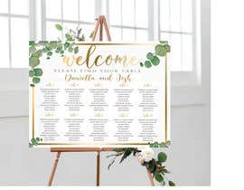 #4 untuk Wedding table seating chart &amp; Table Numbers oleh marianayepez