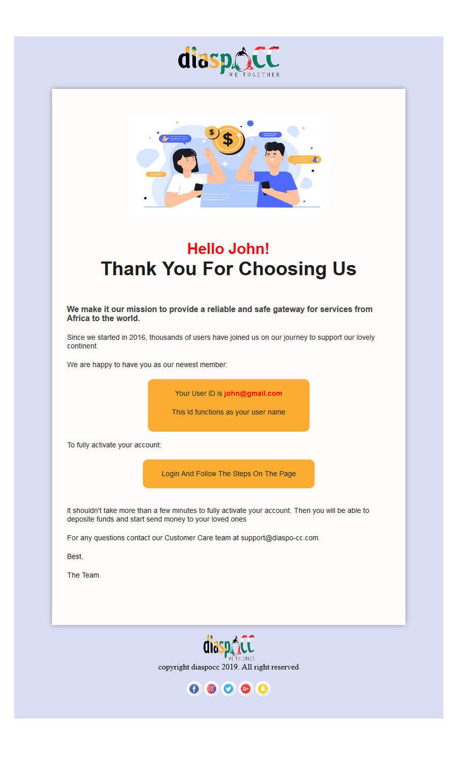 Penyertaan Peraduan #56 untuk                                                 Welcome E-Mail Design - UI/UX Designer
                                            