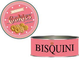 #8 for Retro design of Danish Butter cookie in round  tin by anamariacionca08