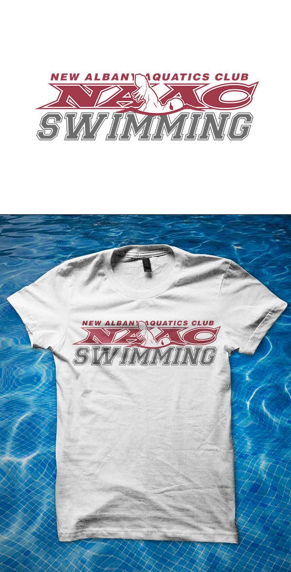 Kilpailutyö #18 kilpailussa                                                 Swim Team TEe Shirt Design
                                            