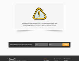 #22 for UX/UI Designer - Service unavailable page by WhynoDev