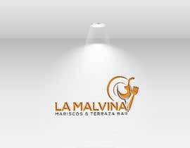 #55 для design me a logo with the name, la malvina mariscos &amp; terraza bar від khinoorbagom545