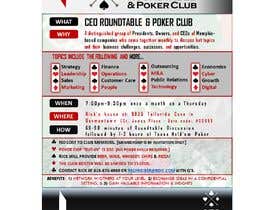 nº 2 pour Please make enhancements to our existing flyer (CEO Roundtable &amp; Poker Club) par Manzarjanjua 