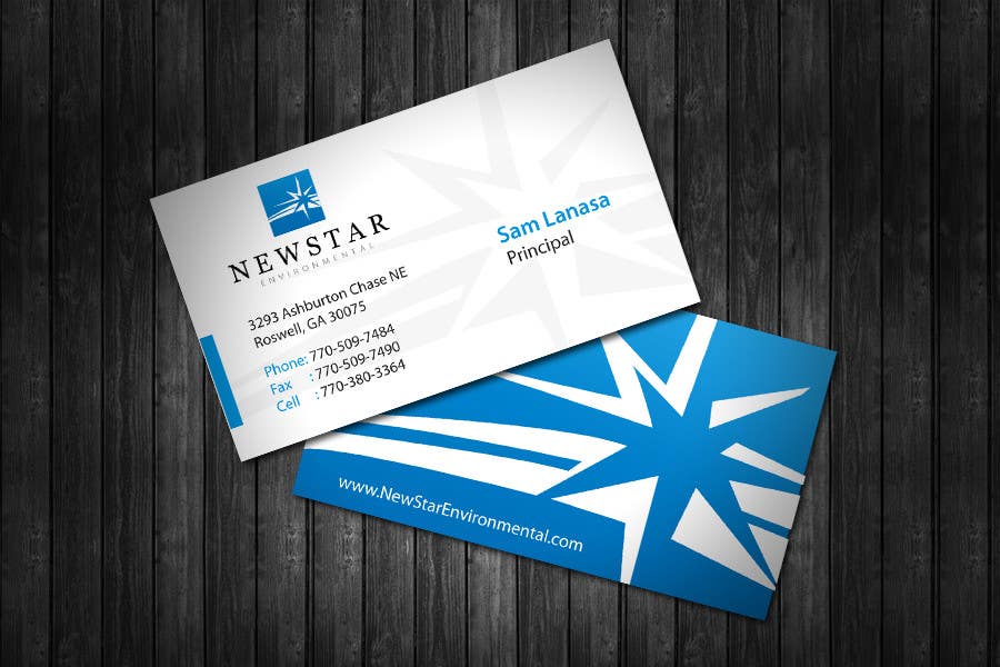 Contest Entry #10 for                                                 Business Card Design for New Star Environmental
                                            