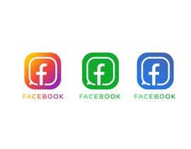 #2592 para Create a better version of Facebook&#039;s new logo de Miguelcolmenares