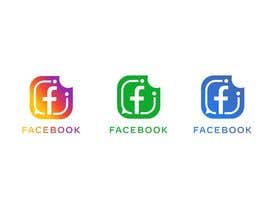#2620 untuk Create a better version of Facebook&#039;s new logo oleh Miguelcolmenares