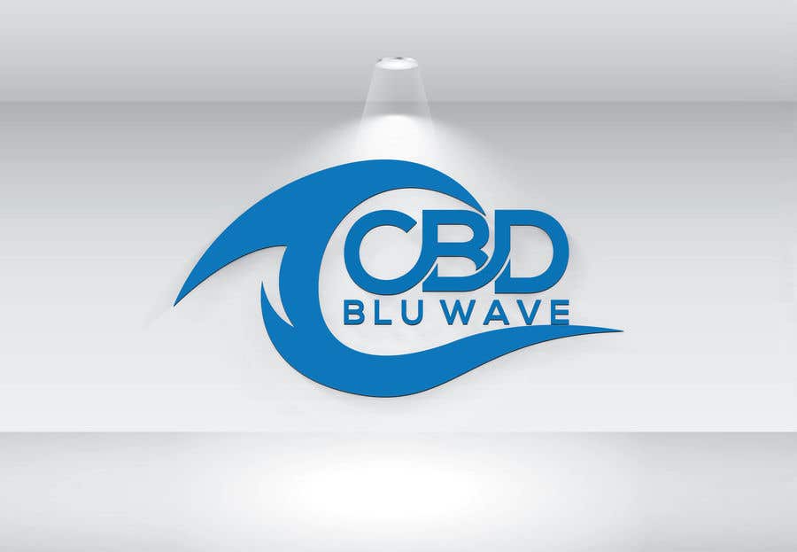 Kilpailutyö #61 kilpailussa                                                 Blu Wave CBD Logo
                                            