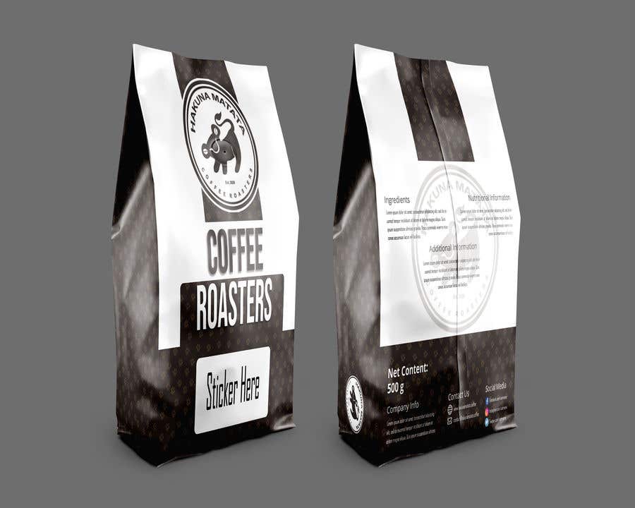 Bài tham dự cuộc thi #18 cho                                                 Design for Coffee Bag
                                            