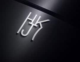 nº 67 pour Make a 3D looking logo of HjK par masudbd1 
