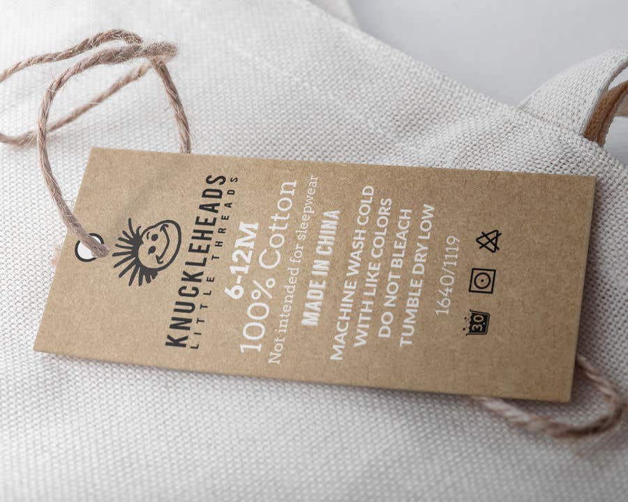 Konkurrenceindlæg #54 for                                                 Clothing printed tag
                                            