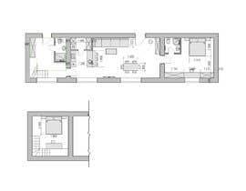 #7 para Plan drawing for 3 room house de mrbarghest13
