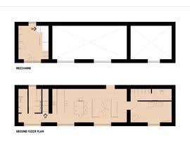 #21 para Plan drawing for 3 room house de arquitecturamx