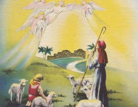 #6 per Illustration of shepherds and angels da jahid220