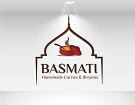 Nro 3 kilpailuun I need a logo designed for my new indian restaurant name “Basmati” and in small below the name “homemade curries &amp; biryanis” käyttäjältä JannatArni