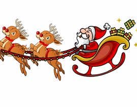 #7 za Semi realistic drawing needed | Drawing of santa with reindeer sleigh od HuzairAbdullah