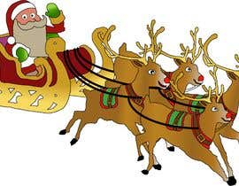 #15 za Semi realistic drawing needed | Drawing of santa with reindeer sleigh od mali51182