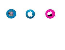 #9 para A shinny bubble type Apple Icon button de Najmul447