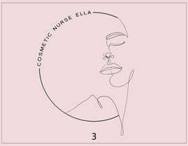 #18 for I need a fine line drawing of a female’s face inside a fine black circle. I want the words “Cosmetic Nurse Ella” in the upper left hand corner in a fine line font like in the example. af Akashkhan360