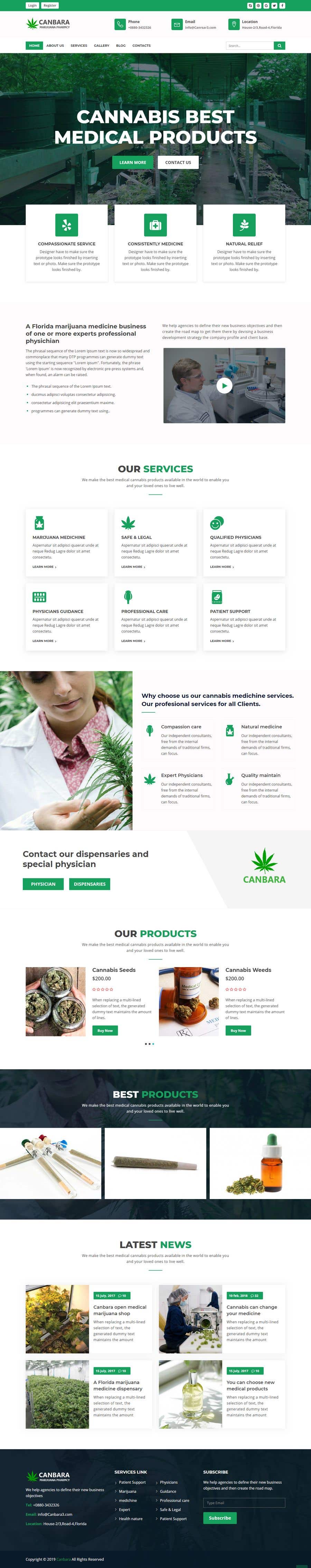 Participación en el concurso Nro.4 para                                                 Need an attractive and simple website for Cannabis Products
                                            