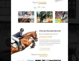 #20 for Web(shop) design for a equestrian sport photographer (only the design) by greenarrowinfo