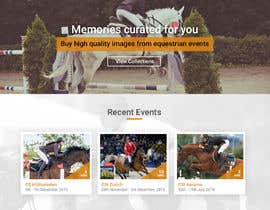 #12 for Web(shop) design for a equestrian sport photographer (only the design) by jramos