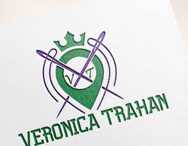 #9 untuk Need embroidery logo stating “Veronica Trahan” in purple with an all white ringneck dove oleh dexignflow01