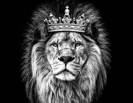 luismoncada1082 tarafından Illustration for men&#039;s T-shirt - Lion with Crown için no 59