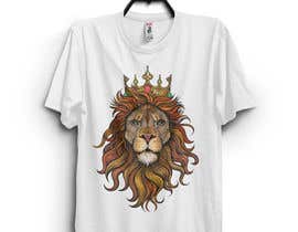 abdullahalzaber2 tarafından Illustration for men&#039;s T-shirt - Lion with Crown için no 83