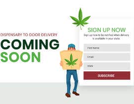 #40 for Design a landing page for CannabisDeliveryGuy.com af TheSRM