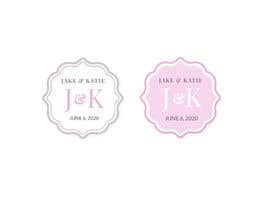 #55 for I need a wedding logo designed.  The names are Jake and Katie and the wedding date is June 6, 2020.  The wedding colors are light pink and light gray. by KateStClair