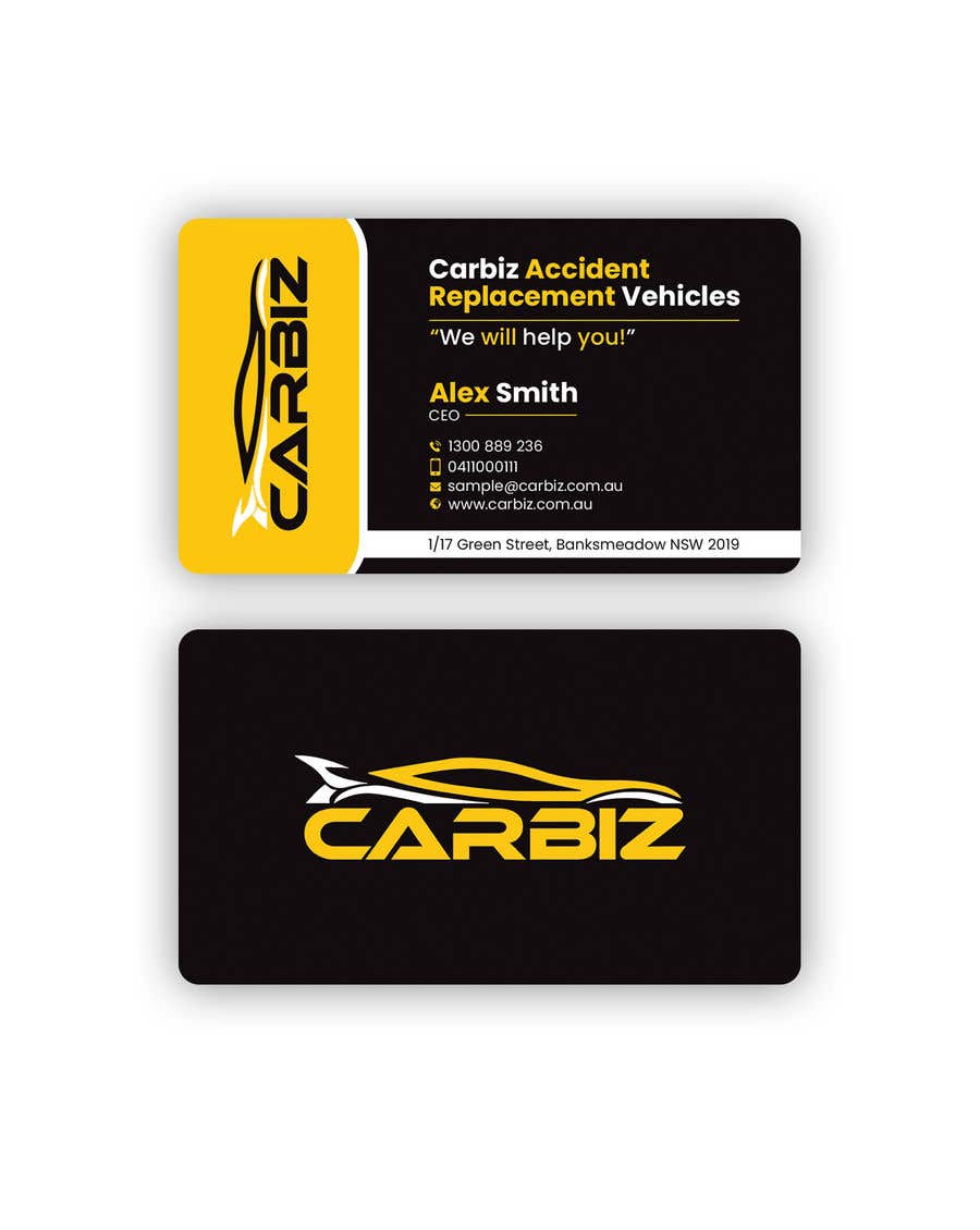 Konkurrenceindlæg #1002 for                                                 Business Card design - Carbiz ARV
                                            